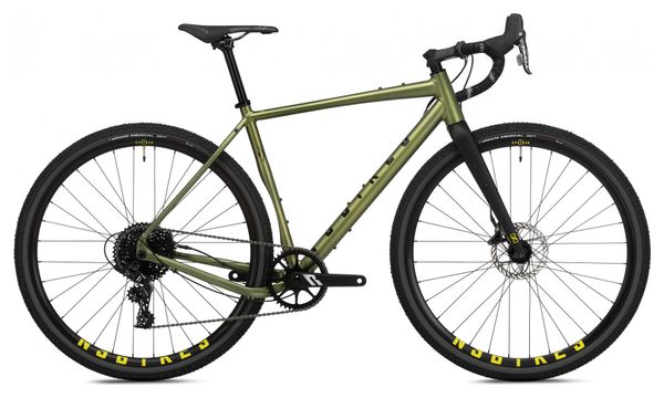 Gravel Bike NS Bikes Rag+ 1 Sram Apex 11V 700 mm Groen / Zwart 2022