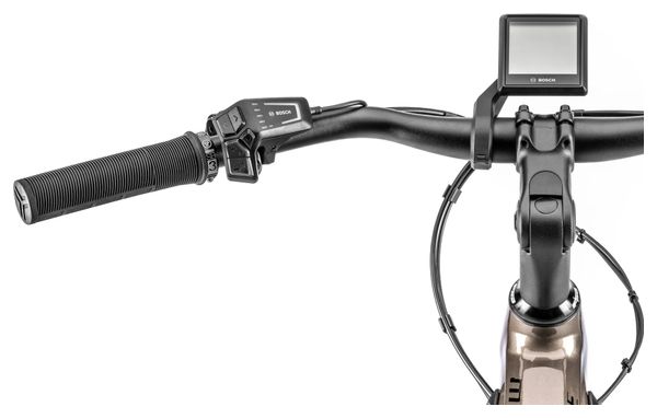 VTC Électrique Tout-Suspendu Moustache Samedi 27 Xroad FS 3 Smart System Shimano Deore 11V 500 Wh 27.5'' Beige 2023