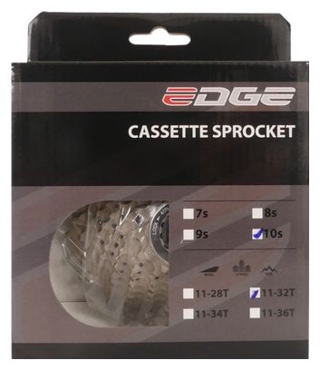 EDGE Cassette 10 vitesses CSM6010 - Argent
