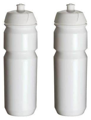 2x Bidons 750 ml - Blanc