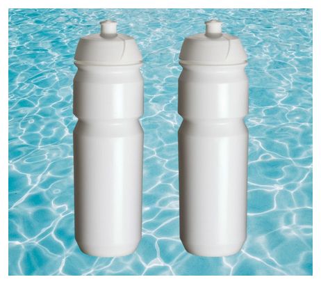 2x Bidons 750 ml - Blanc