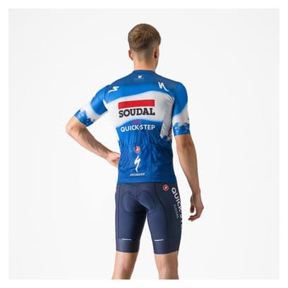 Pantaloncini da <p>ciclismo</p>Castelli Competizione Soudal Quick-Step 2024 Blue Bib Shorts