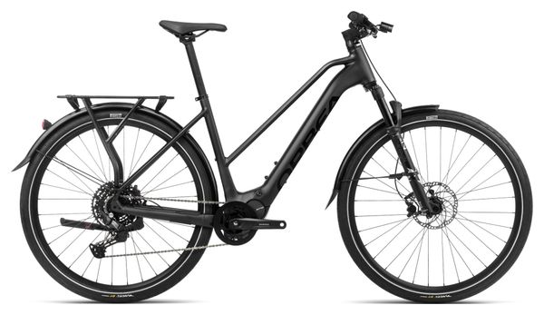 Orbea Kemen Mid 30 Bicicleta de Trekking Eléctrica Shimano Cues 10S 540 Wh 29'' Negro Noche Metalizado 2024