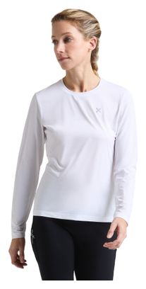 Felpa a maniche lunghe Montura Fresh Light bianca da donna