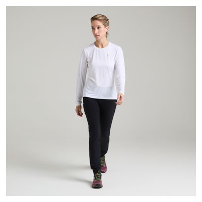 Felpa a maniche lunghe Montura Fresh Light bianca da donna