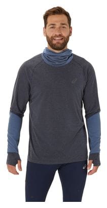 Top termico con cappuccio Asics Metarun Winter Blue Uomo