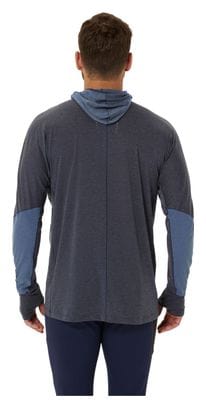 Camiseta térmica con capucha Asics Metarun Winter Azul para hombre