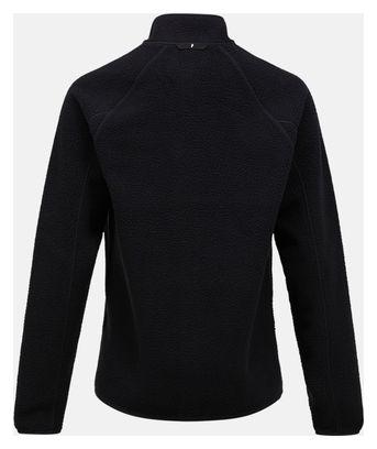 Peak Performance Naturerush Fleecejacke mit Reißverschluss, schwarz, für Herren