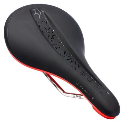 Selle Peaty's Monarch Ti-MX Noir/Rouge