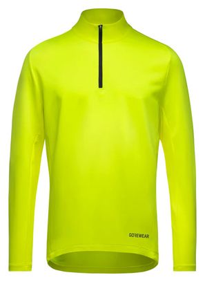 Gore Wear 1/4 Zip Everyday Mid Fluo Long Sleeve Jersey