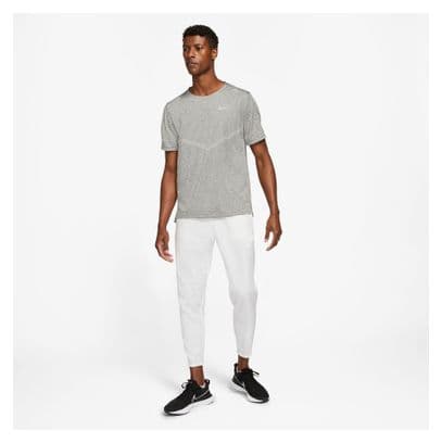 Nike Rise 365 Gris Homme short sleeve jersey