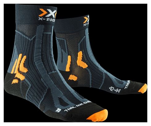 Chaussettes X-socks Trail Run Energy Noir