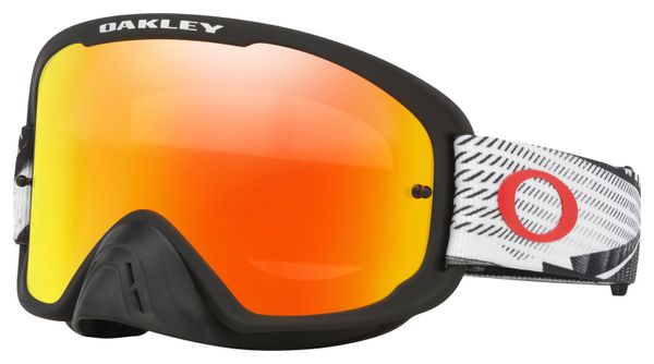 Máscara Oakley O-Frame 2.0 Pro MX Black Forge / Fire Iridium / Ref : OO7115-60