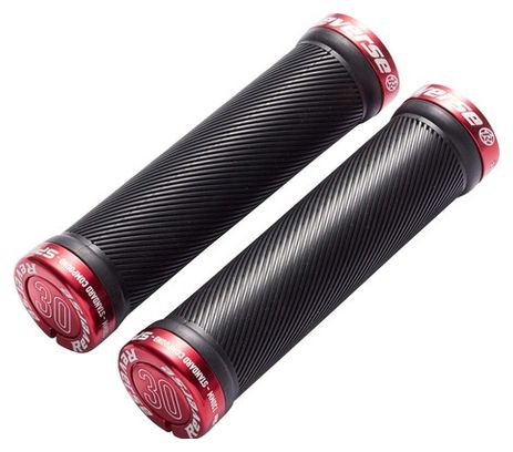 Reverse Spin Grips 30 mm Black / Red