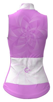 Gilet de Cyclisme Femme Imperméable Coupe-Vent ALPS Rose