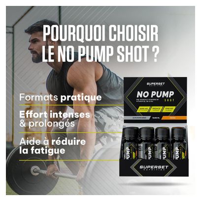 No Pump Shot (12x60ml) - Superset Nutrition - Orange - Preworkout
