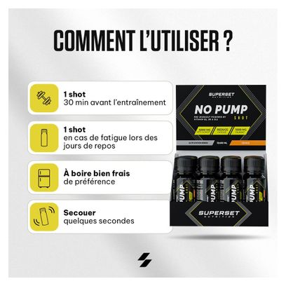 No Pump Shot (12x60ml) - Superset Nutrition - Orange - Preworkout