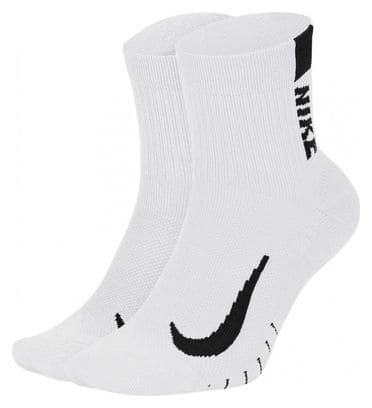 Sokken (x2) Nike Multiplier Wit Unisex