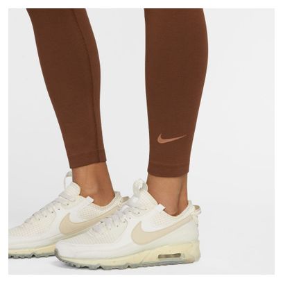 Leggings marroni da donna Nike Sportswear Club