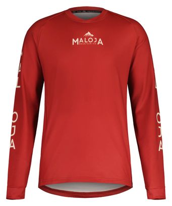 Maloja GaderM Long Sleeve Jersey Red deep sunset