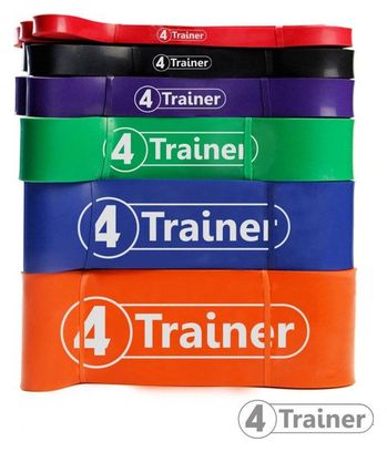 Pack Bandes Elastiques - Powerband x6 - 4TRAINER