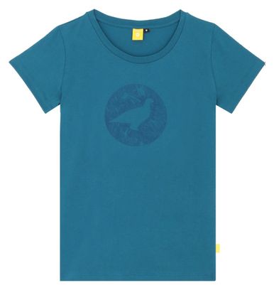 T-Shirt Technique Femme Lagoped Teerec Gribouillé Bleu