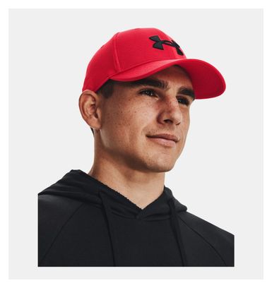 Gorra ajustable Under Armour Blitzing Red para hombre