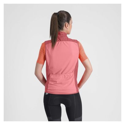 Gilet da donna Sportful Supergiara Layer Rosa