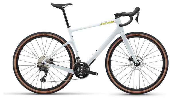 Bicicleta de gravilla Cervélo Aspero Shimano GRX 11V 700 mm Blanca 2024