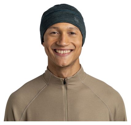 Bonnet Buff Merino Lightweight Multistripes Forest