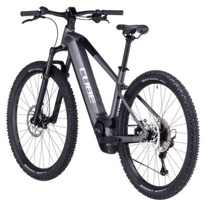 VTT Électrique Semi-Rigide Cube Reaction Hybrid Race 625 Shimano Deore/XT 12V 625 Wh 27.5'' Gris Metal 2023