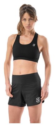 Reggiseno sportivo Compressport FeelFree Seamless Black