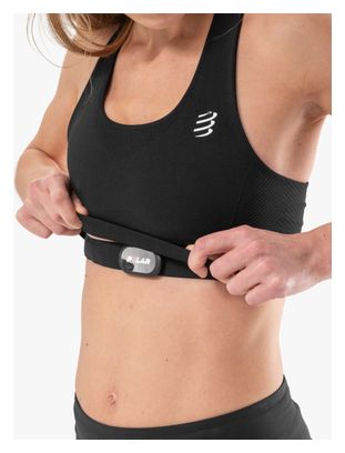 Reggiseno sportivo Compressport FeelFree Seamless Black