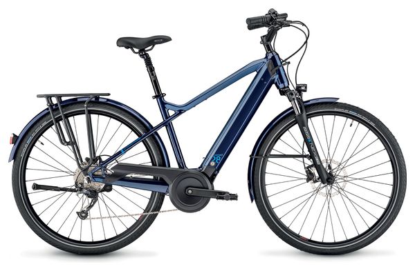 Vélo de Ville Électrique Moustache Samedi 28.2 Shimano Altus 9V 400 Wh 700 mm Bleu Nuit