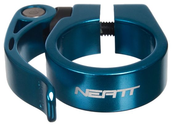 Abrazadera de sillín de liberación rápida Neatt Azul