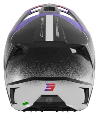 Casco integral Shot Speed Olymp violeta brillante para niños