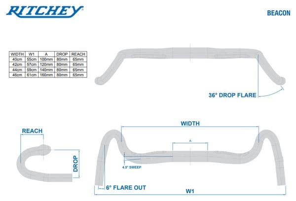 Ritchey Beacon Comp Hanger Matte Black 420