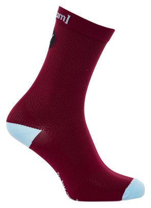 LeBram Roselend Socks Prune Red