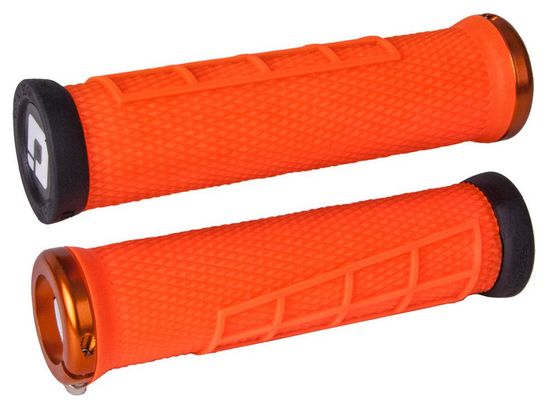ODI Elite Flow Griff Orange Lock-On Orange