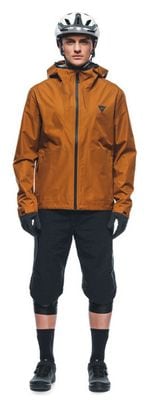 Waterproof MTB Jacket Dainese HGC Shell LT Brown