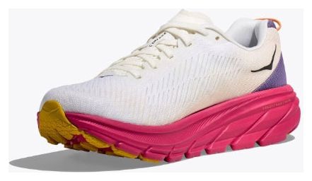 Hoka Rincon 3 Zapatillas Running Mujer Blanco Rosa
