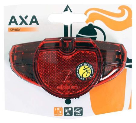 AXA feu arrière Spark batterie 50/80mm
