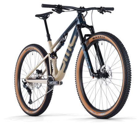 VTT Tout-Suspendu BMC Fourstroke LT Two Shimano SLX 12V 29'' Bleu Dark Petrol Beige Sand 2024