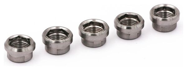 Rennen Titanium Nuts Regular Raw (x5) 