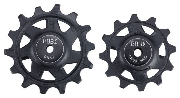 Laufrollen BBB RollerBoys 12-14 Zähne Sram Narrow-Wide 12V Schwarz