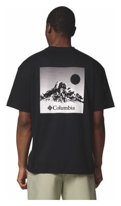 Columbia Zwart Butte Grafisch T-shirt Zwart Heren