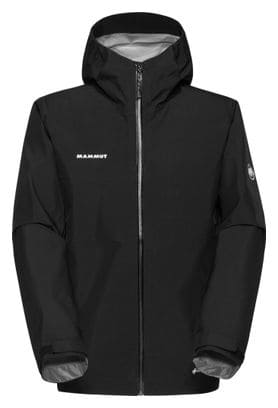 Wasserdichte Jacke Mammut Crater Light Hs Hooded Schwarz Mann