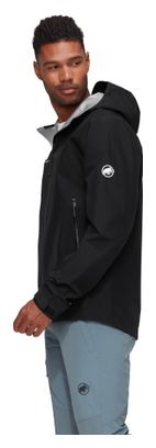 Mammut Crater Light Hs Waterdichte Jas met capuchon voor heren Zwart
