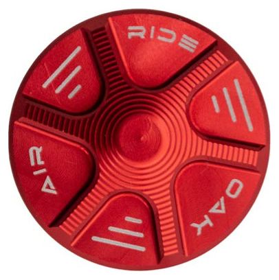 Coprivalvola aria OAK Forkcap per forcelle Fox/Rockshox Rosso