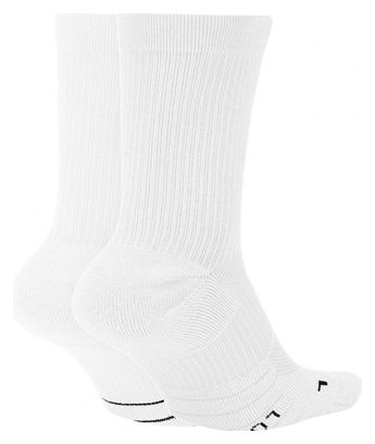 Sokken (x2) Nike Multiplier Wit Unisex